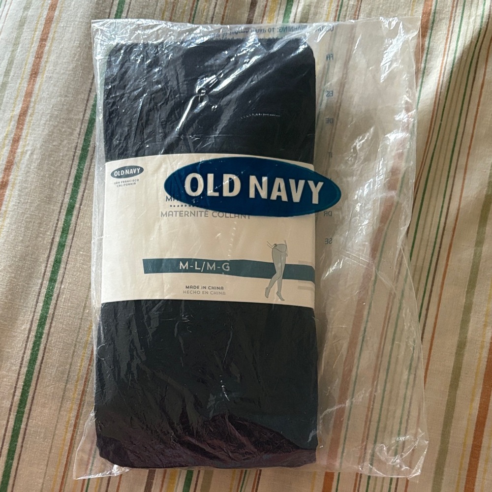 NWT NIP Old Navy Maternity Opaque Tights